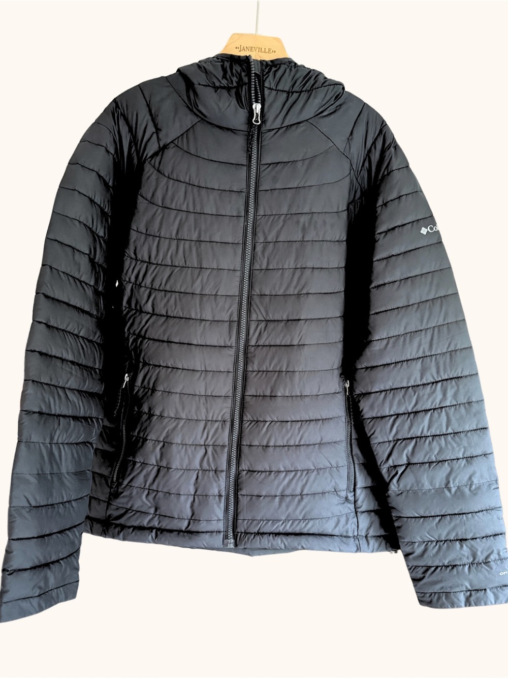 Columbia Omni-Heat Women’s Black Quilted Puffer Jacket XL